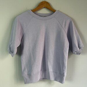 Tart Lavender Short Sleeve Sweatshirt XS